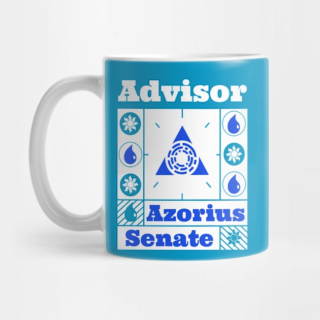 Azorius Senate | Advisor | MTG Ravnica Guild Blue on White Design by ChristophZombie